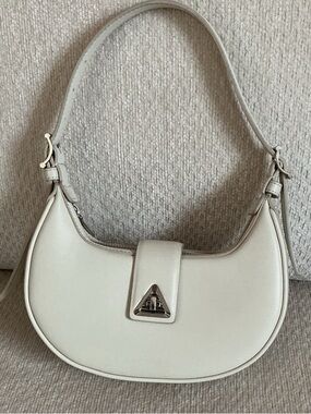 Charles & Keith Elegant Cream Shoulder Bag